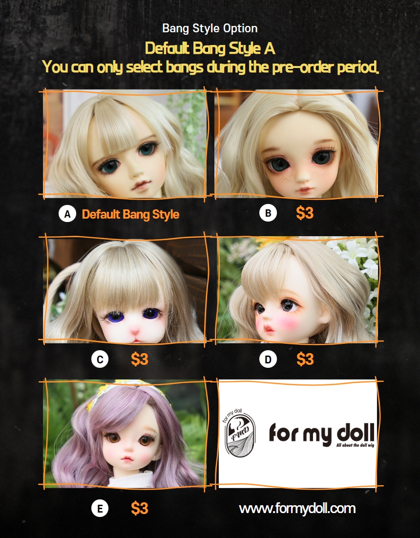 Welcome to For my doll - BJD WIG, doll wig